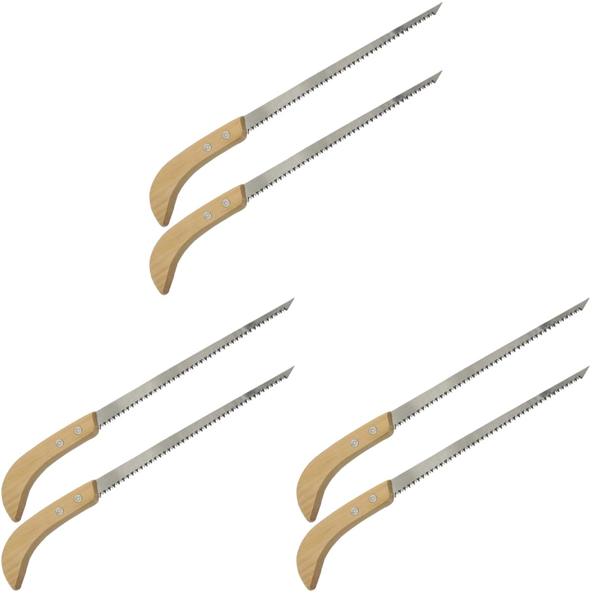 ibasenice 3 Ensembles Scie De Jardinage Scie À Main Ergonomique Pour Élagage Camping Bricolage Outil Compact Pour Couper Plus Accessoire Pour Amateurs De Jardinage 2 Pièces * 3