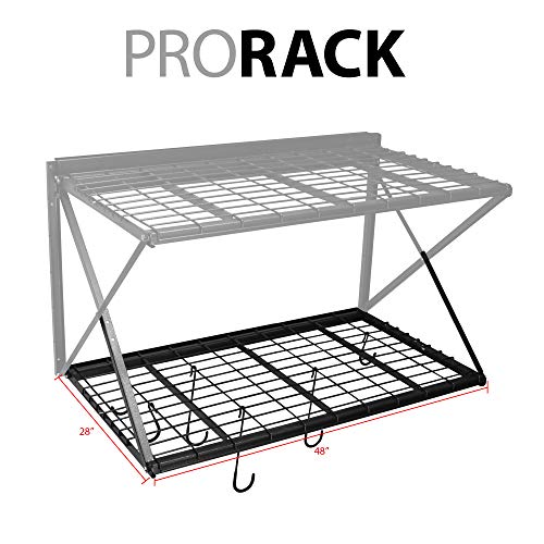 Proslat 63020 Prorack Heavy Duty Secondary Shelf, Charcoal Granite, 48" X 28" #TOP6