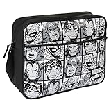 22.99 CERDÁ LIFE\'S LITTLE MOMENTS Bolso Bandolera Avengers, Mochila para Niñas, Negro (Negro), 11x30x36 cm (W x H x L)