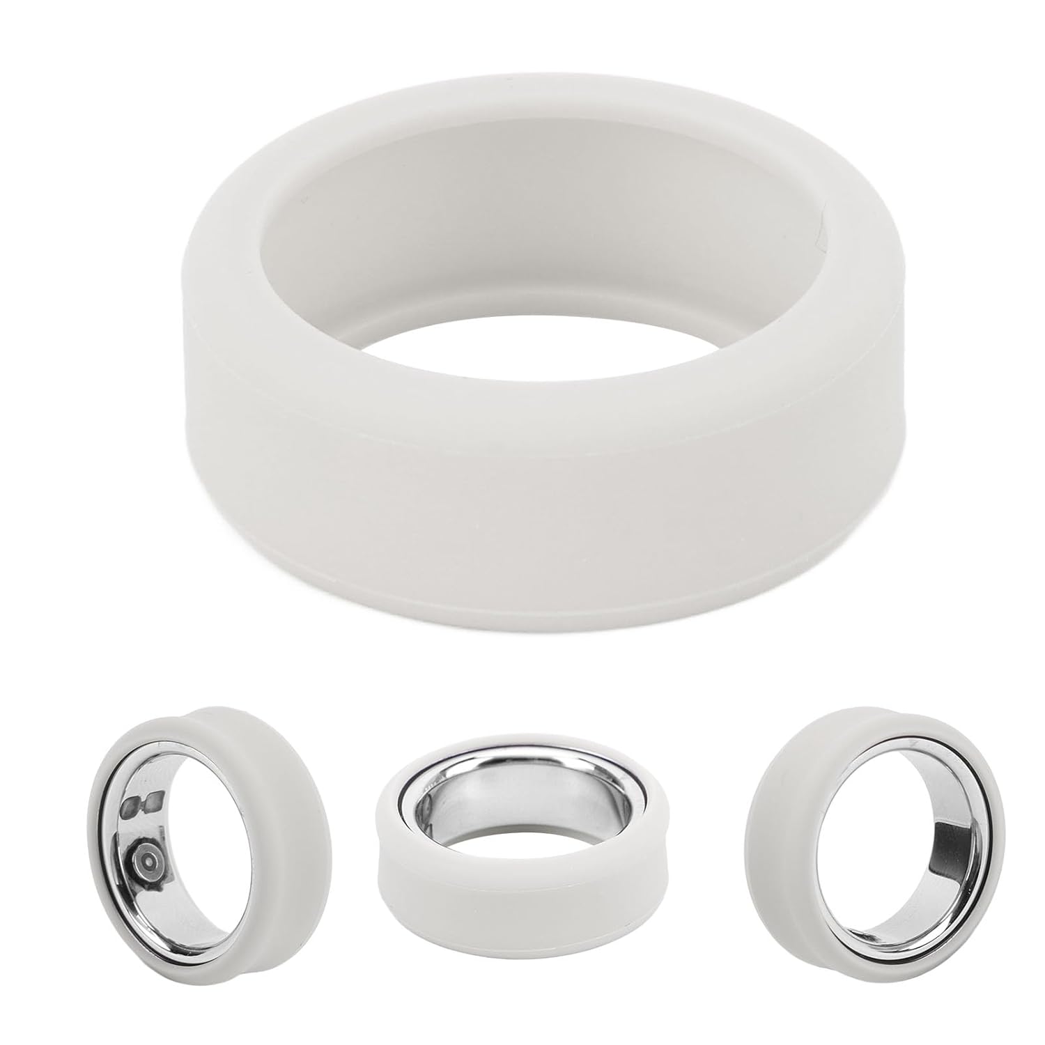 Smart Ring Silicone Protector for Ring Gen 3-1g Lightweight Ring Cover Skin Friendly Elastic Case Universal for Working