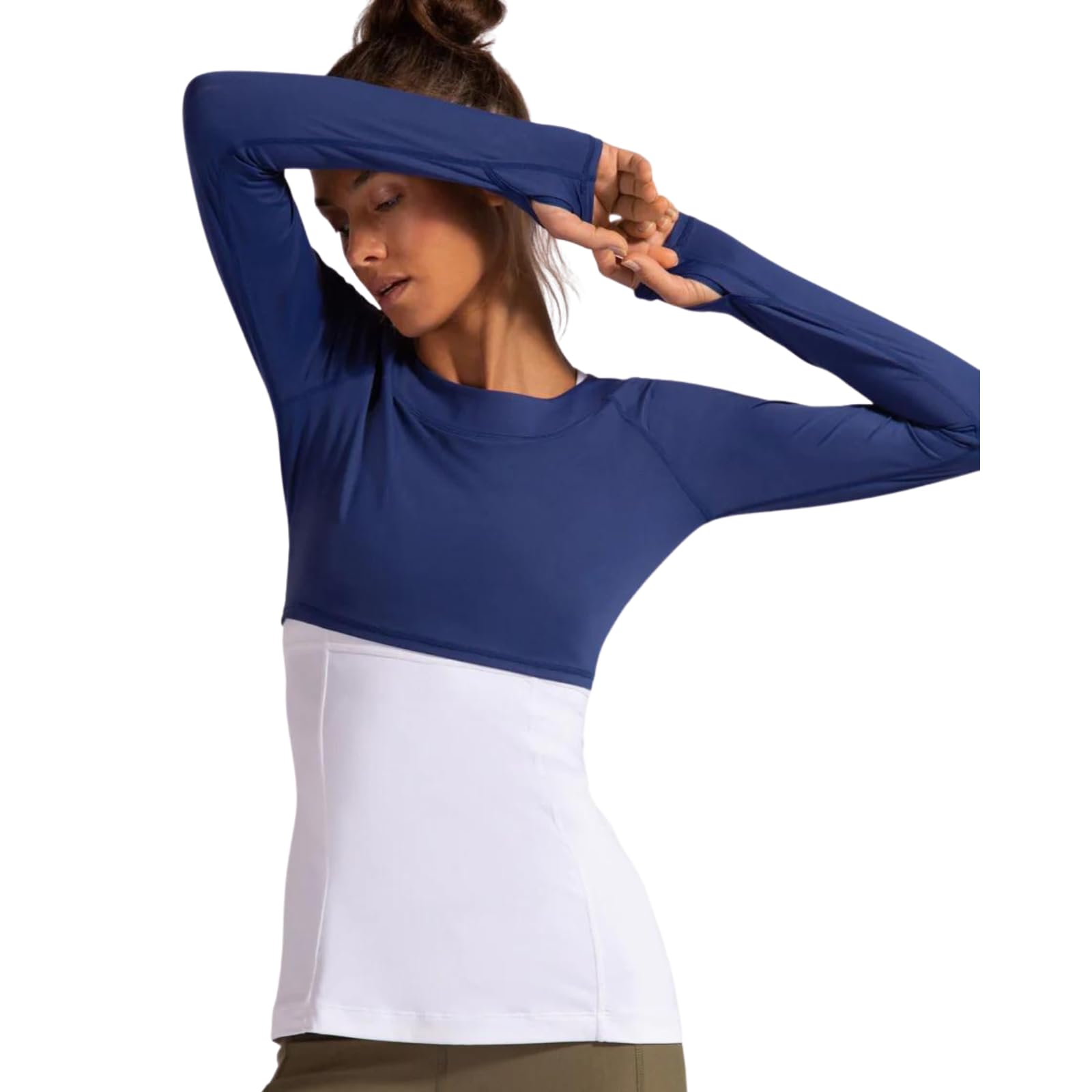 BloqUVWomen's UPF 50+ Sun Protection Active Crop Top