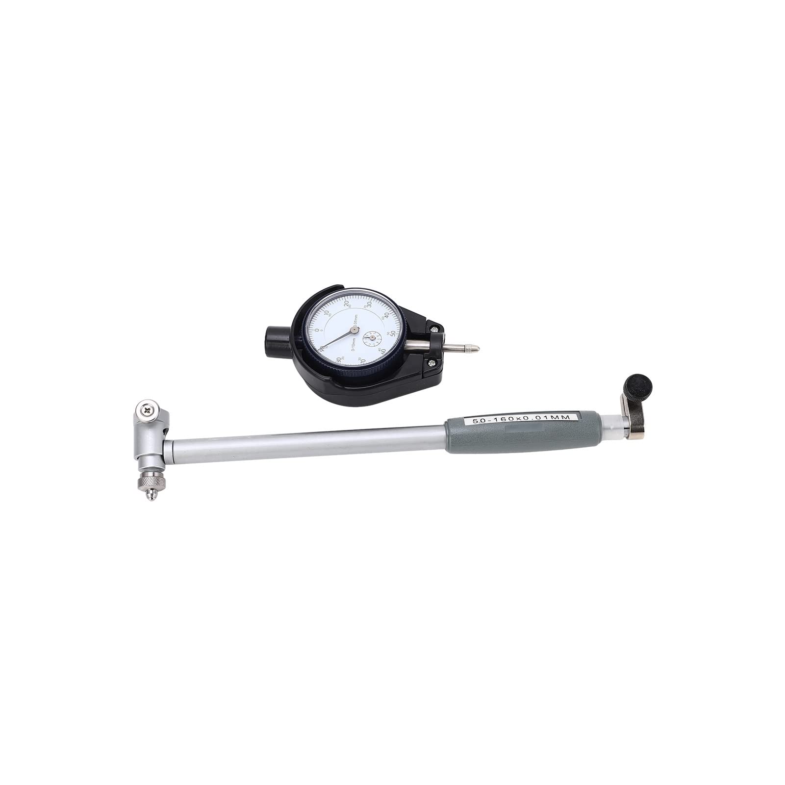 Binnendiametermeter, Cilindermeter Van Aluminiumlegering Met Zeer Nauwkeurig Binnenmeetinstrument 50‑160 Mm Voor Dagelijks En Industrieel Gebruik(Zwart