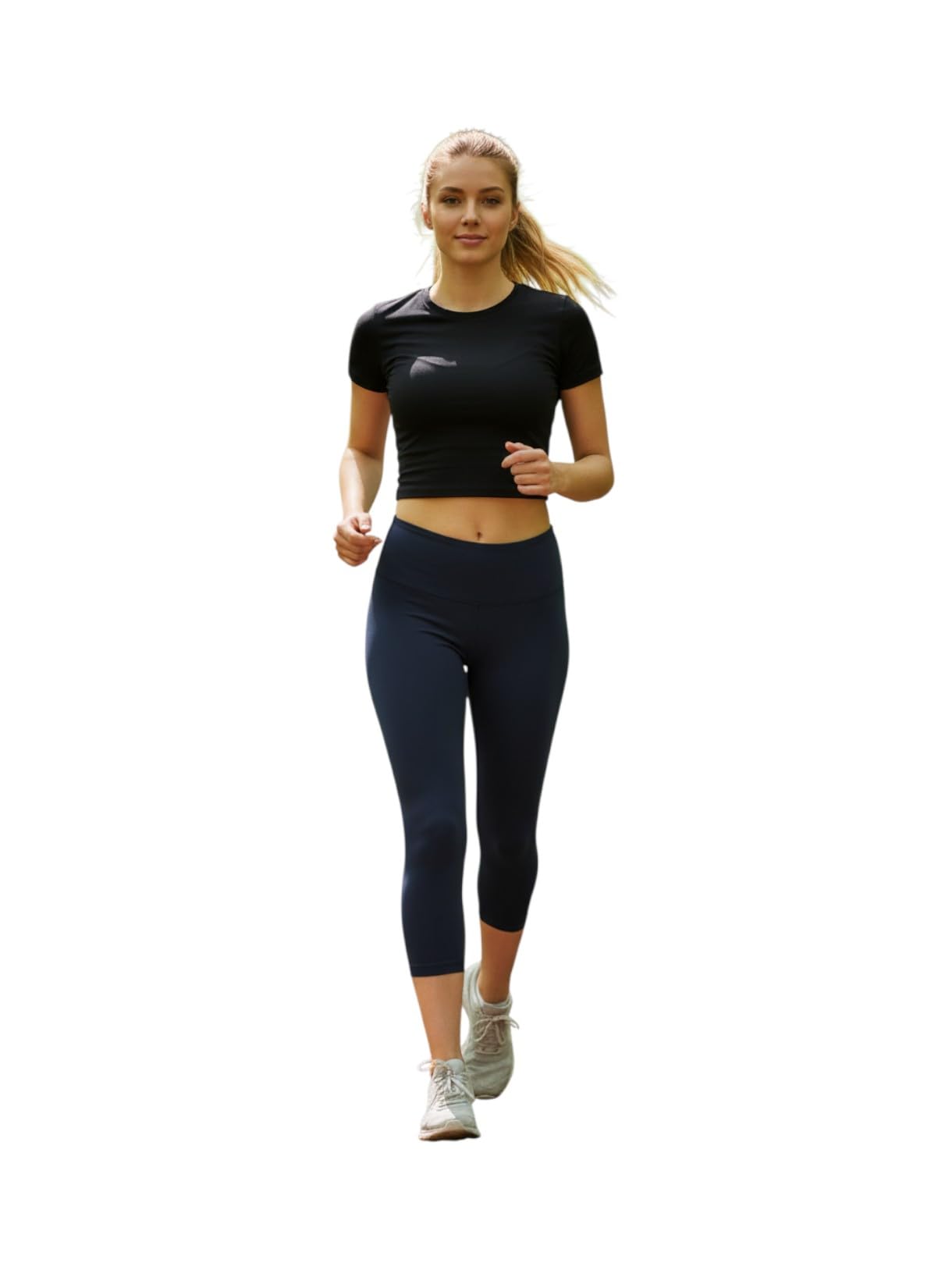 CMP Leggings elasticizzati a 3/4 da donna in tessuto elasticizzato a 4 vie