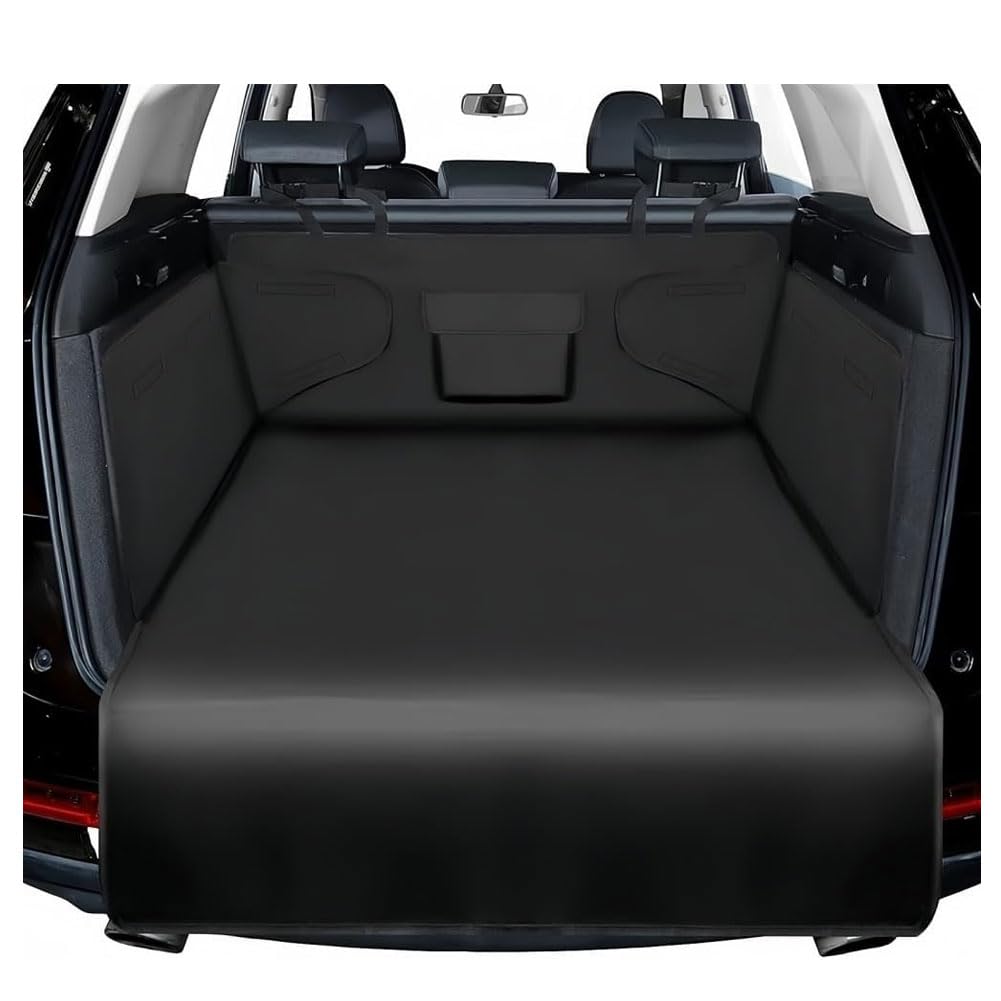 Protector para Maletero Perro para Fiat 500 2014-2023, Impermeable Funda Maletero Coche con Protección Lateral y Borde Carga