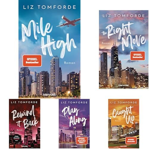 Liz Tomforde-Set: "Mile High" + "The Right Move" + "Caught up" + "Play Along" + "Rewind It Back" (Windy City-Reihe, Band 1-5)