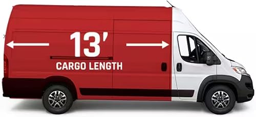 Miniatura 2 de Rezaw-Plast Tapete de carga compatible con Dodge Ram Promaster 2014-2025, 159EXT WB y 13 pies Cargo L/antideslizante, resistente, revestimiento de