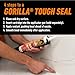 Gorilla 100% Silicone Caulk Kitchen & Bath Sealant, Mold Resistant, 10 oz. Cartridge, White