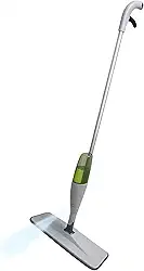 Rodo Esfregão Spray Mop Giratório 360° De Limpeza Microfibra Reservatório 300ml Gatilho Dispenser Chão Borrifador 3 em 1