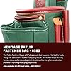 Occidental Leather Heritage FatLip Fastener Bag - Right Hand - 10 Pockets & Tool Holders - Made in USA #1