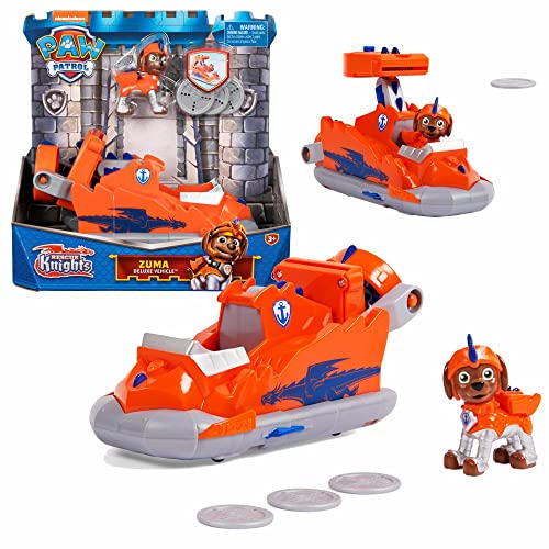 PAW PATROL Selección Vehículos Rescue Knights | Patrulla Canina, Figura:Zuma