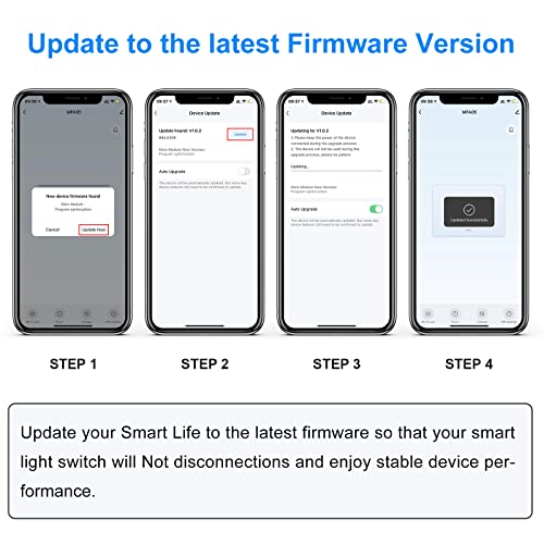 Smart Switch 3 Gang (Not 3 Way Switch), Smart Wifi Light Switch Work With Alexa Google Home And Ifttt, Voice And Remote Control, No Hub Required, Single-Pole Only #TOP4