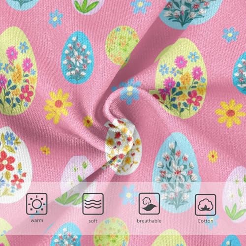 Joisal Pattern Girls Underwear Toddler 2t Cotton Panties Little Girl Colorful Easter Eggs Flowers Pink Briefs Undies Kids3