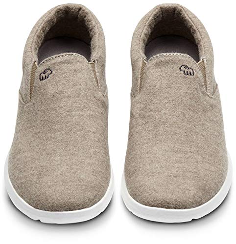 Merinos Women's Slip On Fashion Sneaker, Slide On Casual Shoe, Made With Australian Wool, Lightweight And Durable Tennis Shoes Sand Size 6 #TOP1