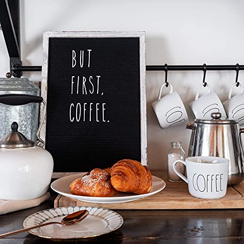 Skinny Letterboard Letters Only Set No Board Included, Rae Dunn Inspired Font Perfect Farmhouse Decor Accessories, Changeable Felt Letter Boards Message, 2 Inch White Plastic Letters Numbers Symbols #TOP5