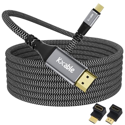 Câble USB C vers HDMI 6m pour éviter les saccades d'image sur grand écran HDR