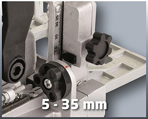 Einhell TC-BJ 900 Biscuit Jointer | 860W Plate Joiner With 100mm Mini Circular Saw Cutter, Variable Cutting Depth (Max 14mm) | Biscuit Joiner With Dust Extraction For Woodworking