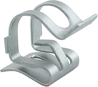 MC/AC Cable to Metal Stud Clip. 100 Pack Tool-Free Spring Steel Fastener for 14-2 to 12-3 Cables, Durable and Corrosion-Resistant Cable Clip for Fast Cable Installation and Metal Stud Attachment