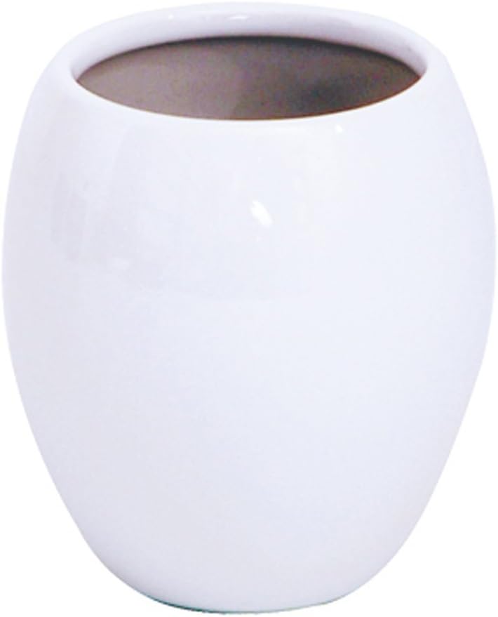 MSV" Beaker Ceramic White Java