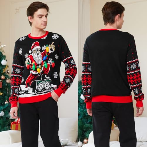 Goodstoworld Light-Up Dancing Santa and Boombox Sweater - Image 4
