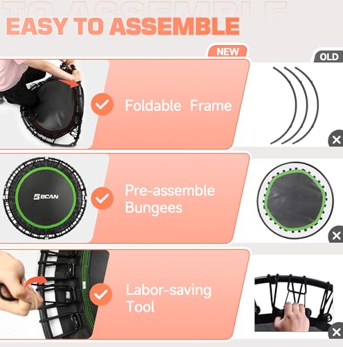 Bcan 450/550 Lbs Foldable Mini Trampoline thumb #8