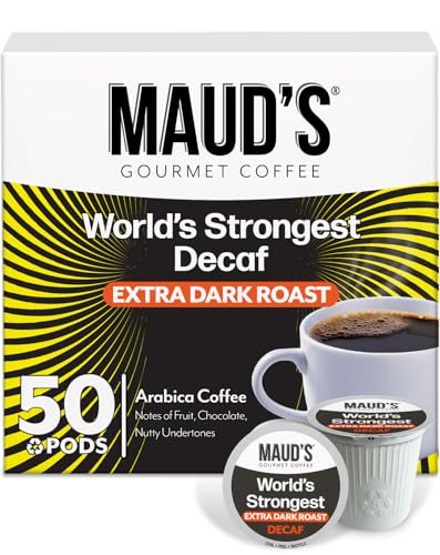 Maud's Decaf Dark Roast Coffee Pods 50ct for Keurig