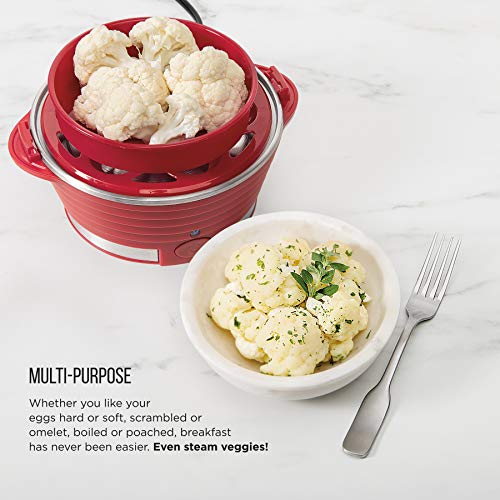 image for Chefman Electric Egg Cooker Boiler Rapid Poacher, Food & Vegetable Ste