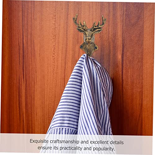 Crochet mural forme de cerf pour optimiser l'espace et ranger - 4