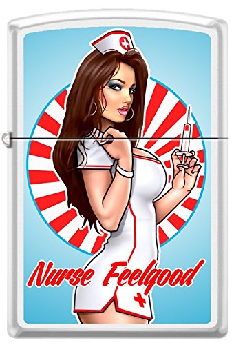 Encendedor Zippo Keith Garvey Sexy Pinup Girl Nurse