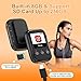 Portable Kids Mp3 Player with Clip on Back,Small Music Player with FM Radio, Voice Recorder,Biult-in Micro SD Card Slot for Outdoors Sports,Max 256GB Expand