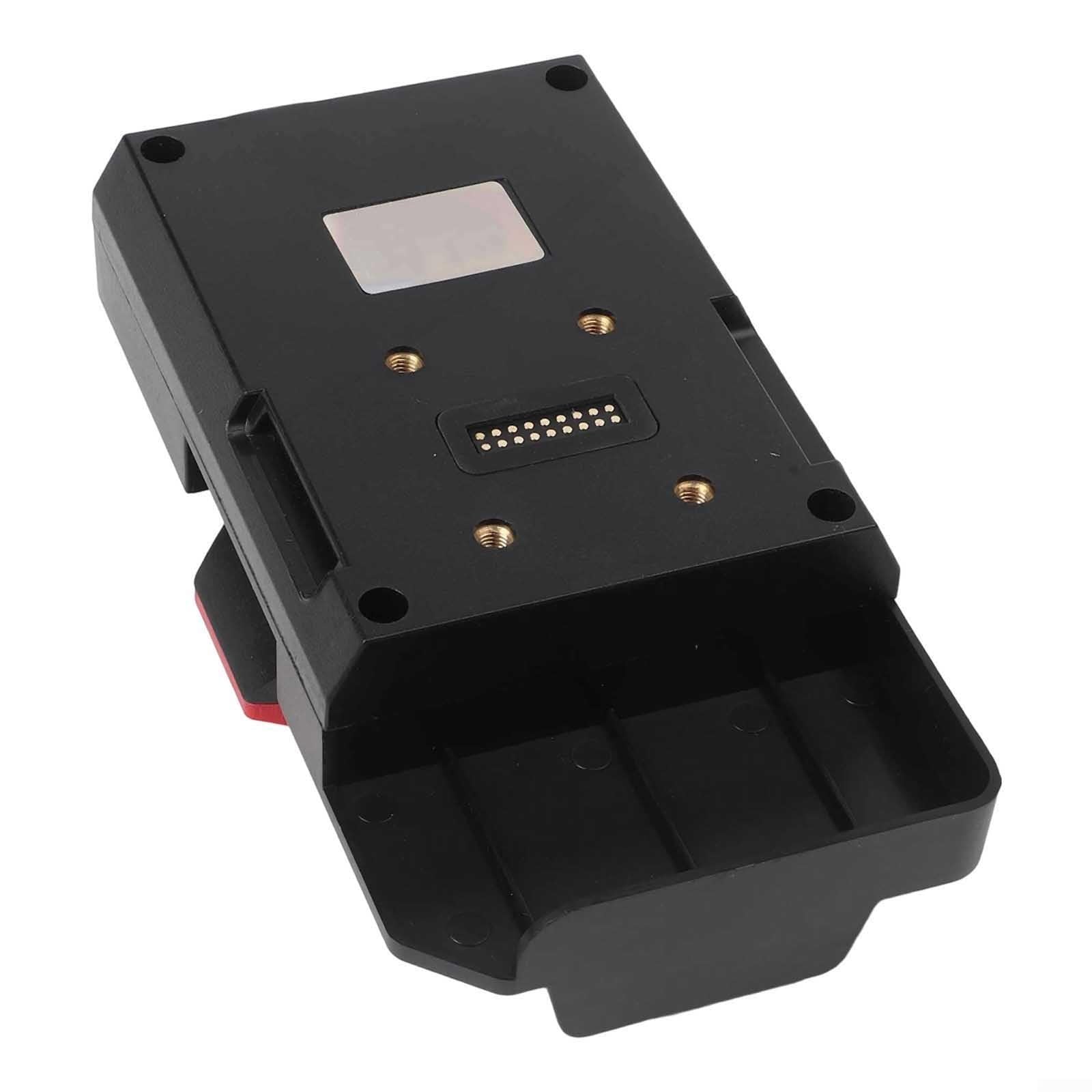 Supporto per telefono di ricarica wireless da 15 W per BMW R1200GS R1250GS R1300GS IPX6 impermeabile ABS PC navigatore stand doppia porta USB rosso funzionamento con una sola mano (logo