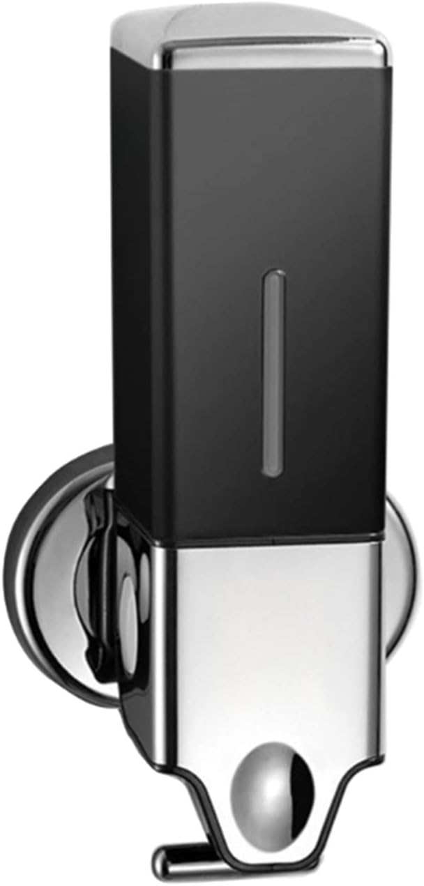 Soap Dispenser Hand Press Soap Dispenser Wall-Mounted Soap Container Dish Liquid Soap Shower Gel Shampoo Chamber (Color : B)