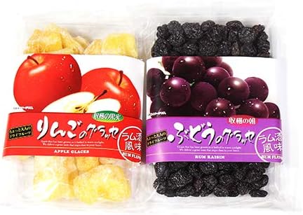 Amazon 森田製菓 りんごのグラッセ ぶどうのグラッセ セット おかしのマーチ 森田製菓 ドライフルーツ 通販