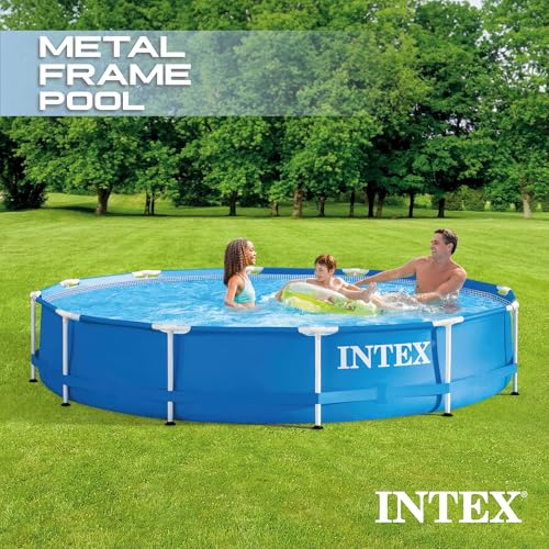 Image of Intex 28210EH 12 Foot x 30 Inch Above Ground Swimming Pool That fits up to 6 People with Easy Set-Up (Pump Not Included)