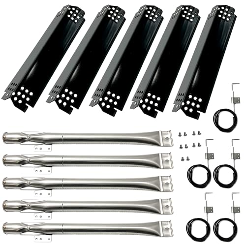 Direct Store Kit DG279 Replacement for Home Depot Nexgrill 720-0830H, 5 Burner 720-0888 720-0888N 720-0888S Gas Grill, Grill Burner, Heat Plate, Grill Igniter Kit, Nexgrill Replacement Parts, 5pack