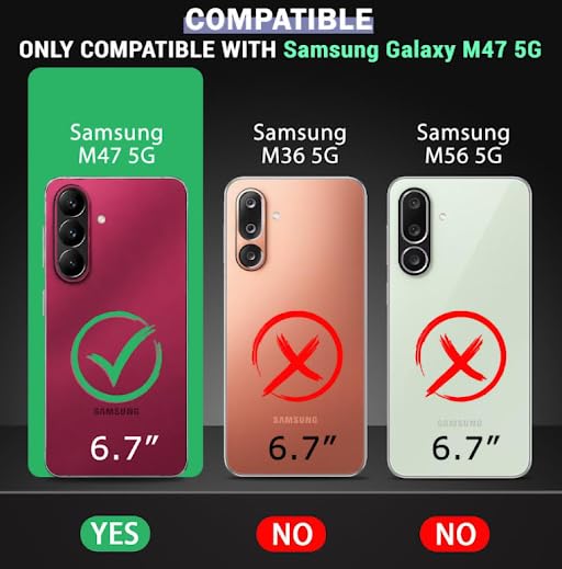 Image of TheGiftKart Liquid Silicon Back Cover Case for Samsung Galaxy M47 5G | Shockproof Military Grade Protection | Micro-Fibre Cloth On Inner Side | Anti-Slip Grip Back Cover Samsung M47 5G (TPU, Maroon)