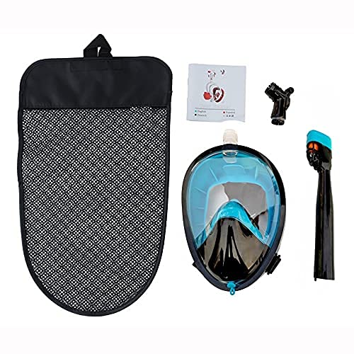 Máscara de buceo GeRRiT Full Dry Snorkel antiempañante y a prueba de fugas, equipo portátil de buceo profesional para hombres y mujeres miniatura 6
