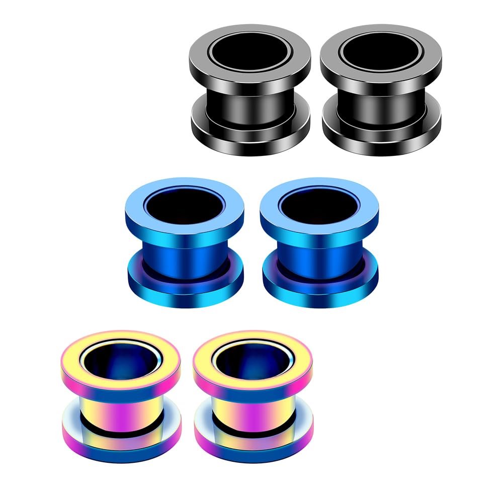 Lot De 6 Piercings Lèvre Acier Inox 316L 16G 3mm - Boule 3mm Pour Lèvres, Tragus, Cartilage