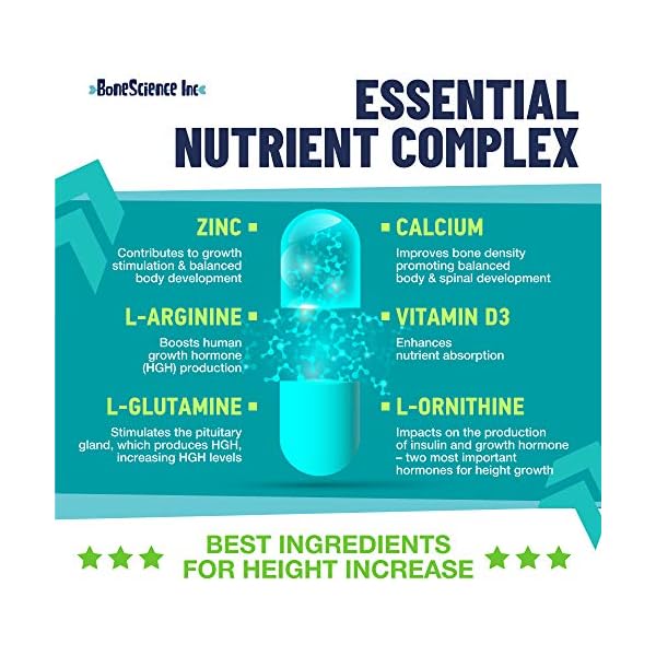 Height-Growth-Maximizer-Natural-Peak-Height-Made-in-USA-Height-Pills-Bone-Growth-Grow-Taller-Supplement-for-Adults-Kids-Height-Increase-Pills-Maximum-Height-Growth-Formula-to-Get-Taller Height Growth Maximizer - Reach Natural Made in USA Pills Bone Grow Taller Supplement for Adults & Kids Increase Maximum Formula to Get