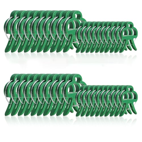 GDPLAN Plant Clips Plant Clips for Trellis Tomatoes, Roses, Cucumbers and Other Trellis Plants - Especially Easy Trellis for Plants (80 Sizes)