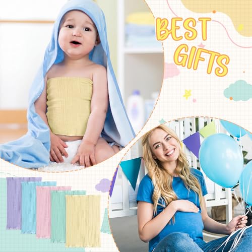 Image of Cutecrop Baby Belly Band Elastic Gtube Belt Double Layer Belly Button Cover Cotton Gtube Cover Umbilical Hernias Belt