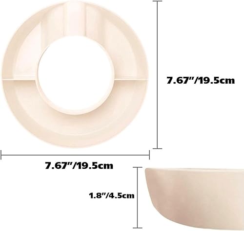 Miniatura 4 de Cuenco para aperitivos Stanley de 40 onzas, bandeja de aperitivos de grado alimenticio compatible con Stanley Cup de 40 onzas con asa, tazón