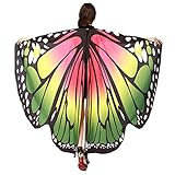 festtagsmode damen berlin 🌻🌻 Schmetterling Faschingkostüme - Man kann den Flügelschal an den Ärmeln einer Jacke befestigen, oder Schlaufen an den Flügelspitzen nähen und dann die Flügel sind immer offen.Hochwertige materialien, leicht, weich und angenehm zu tragen.