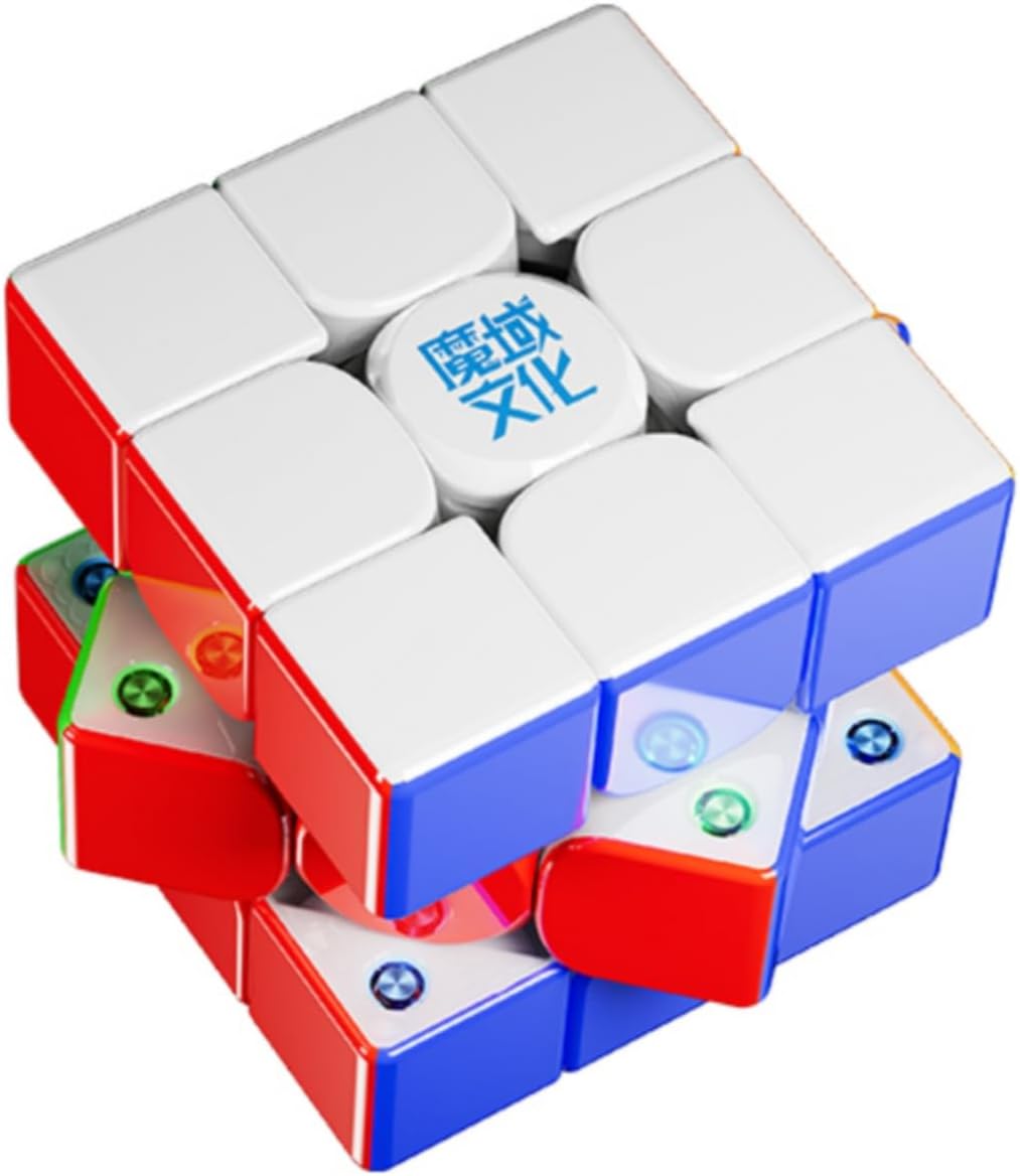 Bukefuno MoYu weilong V11 18th Anniversary Version 3x3 Magnetic Cube Speed Stickerless WeiLong V11 Magic Cube Puzzle 3x3x3 Toys(18th Anniversary Edition)