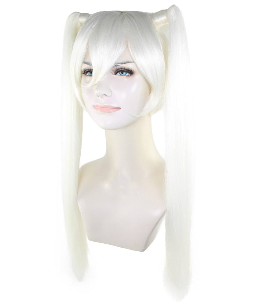 M280❀ ハイネット フルウィッグ ナチュラル クイーン 高級カツラ 白髪 FESHFEN ウィッグ（ネット付き スチールコーム付き） フル