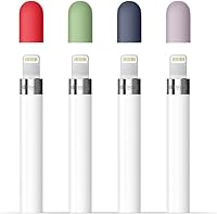 Vista 1 de FRTMA - Tapa para Apple Pencil 4 colores azul oscuro lavanda verde menta y rojo