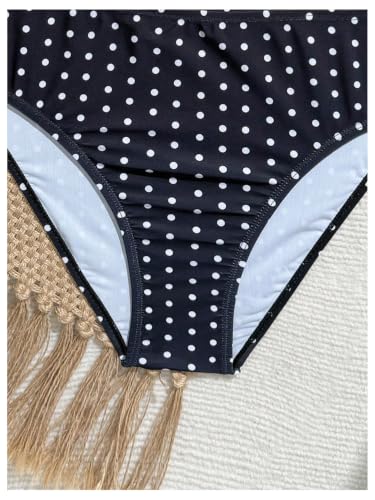 Image of SHENHE Girl's 2 Piece Halter High Waisted Tankini Ruffle Swimsuit Bathing Suit Bikini Sets