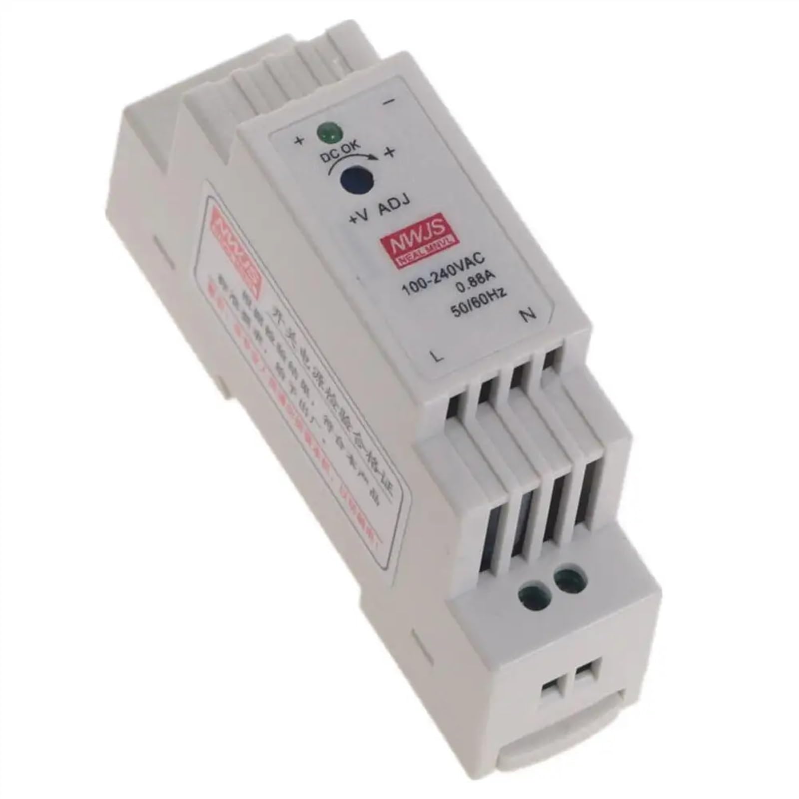 PWANUIGTE DR-15 15W Single Output 5V 12V 15V 24V Din Rail Switching Power Supply Electronics Type Industrial(15V)