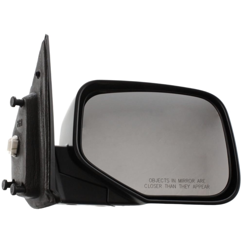 Mirror Passenger Right Side Right Hand for Honda for Ridgeline RT/RTL/RTS 06-14 & RTX 07-08 & EX-L 08-11 & VP 09-13 & DX 09-14 & Sport 12-14 Textured Black OHGGYQO