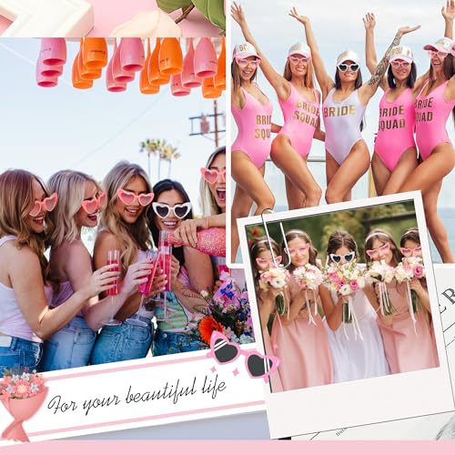 7PCS Bachelorette Sunglasses for Bride to Be, Bride Glasses for Bridal Shower, Bride to Be Gift, Bachelorette Accessories4