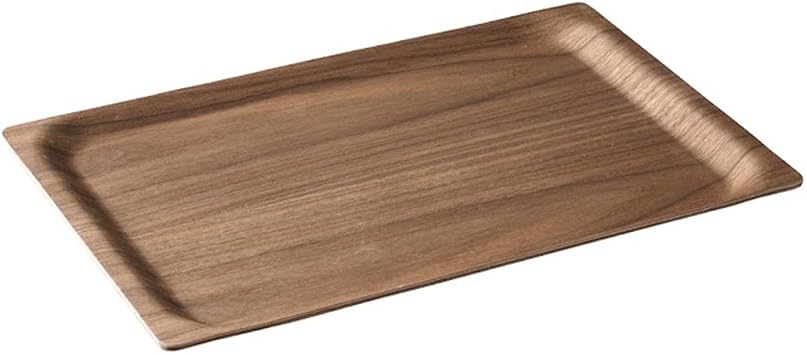 KINTO 27654 SCS Tray, 16.3 x 10.4 inches (415 x 265 mm), Walnut, Coffee, Non-Slip, Wood, Obon